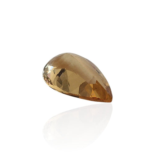 Pendentif Héliodore - Pierre goutte mixte du Brésil 3,53 ct 58 Facettes #26-117-BRBRGT