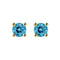 Boucles d'oreilles Single Tulip - Boucles d'oreilles en or 18 carats et tourmalines bleues 58 Facettes GER1335LB