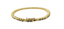 Bracelet Bracelet rivière en or jaune, saphirs et diamants 58 Facettes RIV-Saph-2335