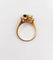 Bague 47 Bague toi et moi en or 18k, diamant, émeraude et diamants 58 Facettes A07434