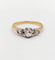 Bague 56.5 Bague solitaire antique en or rose 18k et diamant taille ancienne 58 Facettes A07438