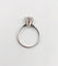 Bague 51 Bague solitaire vintage en or blanc 14k et diamant 58 Facettes A07446