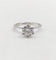 Bague 51 Bague solitaire vintage en or blanc 14k et diamant 58 Facettes A07446