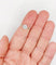 Bague 51 Bague solitaire vintage en or blanc 14k et diamant 58 Facettes A07446