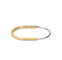 Bracelet Tiffany Lock - Bracelet jonc étroit en or jaune et or blanc 58 Facettes Tc