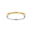 Bracelet Tiffany Lock - Bracelet jonc étroit en or jaune et or blanc 58 Facettes Tc