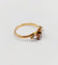 Bague 52 Bague toi et moi en or 18K, diamants taille rose et perle 58 Facettes A07450
