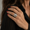 Bague 54 Art déco - Bague en platine et diamants 58 Facettes 1.0001540/1