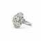 Bague 54 Art déco - Bague en platine et diamants 58 Facettes 1.0001540/1
