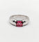 Bague 53 Chaumet Gioa - Bague jonc en or blanc et tourmaline rose 58 Facettes A07453
