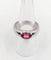 Bague 53 Chaumet Gioa - Bague jonc en or blanc et tourmaline rose 58 Facettes A07453