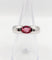 Bague 53 Chaumet Gioa - Bague jonc en or blanc et tourmaline rose 58 Facettes A07453