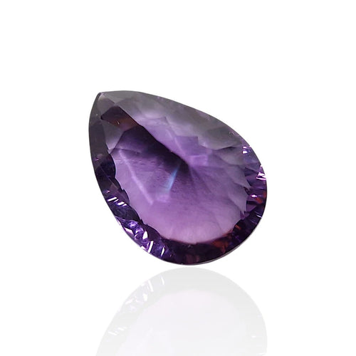 Pendentif Améthyste - Pierre goutte mixte du Nigeria 5,14 ct 58 Facettes #24-275-AMGM