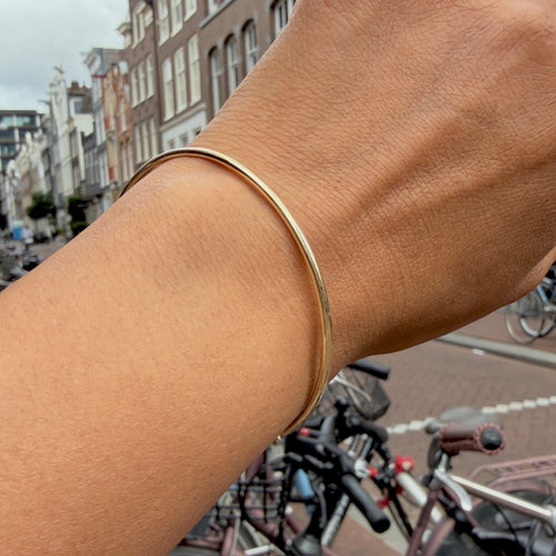 Bracelet Bracelet jonc en or jaune 14k 58 Facettes 88FF16B0530F489E9F3BB0C135C1FC9F