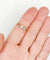 Bague 58 Bague jonc vintage en or 18k et pierres de lune 58 Facettes A07457