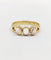 Bague 58 Bague jonc vintage en or 18k et pierres de lune 58 Facettes A07457