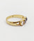 Bague 58 Bague jonc vintage en or 18k et pierres de lune 58 Facettes A07457