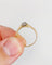 Bague 54 Bague solitaire antique en or rose 18k, platine et diamant 58 Facettes A07458