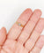 Bague 54 Bague solitaire antique en or rose 18k, platine et diamant 58 Facettes A07458