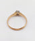 Bague 54 Bague solitaire antique en or rose 18k, platine et diamant 58 Facettes A07458