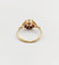Bague 51 Bague marguerite antique en or 18k, platine, perle et diamants 58 Facettes A07460