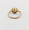 Bague 51 Bague marguerite antique en or 18k, platine, perle et diamants 58 Facettes A07460