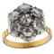 Bague 52 Bague style ancien en or rose, argent et diamants taille rose 58 Facettes G3973