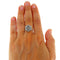 Bague 52 Bague style ancien en or rose, argent et diamants taille rose 58 Facettes G3973