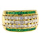 Bague 50 Bague en or jaune et diamants taille émeraude 58 Facettes G3972