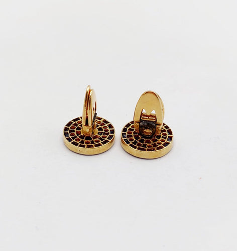 Boutons de col Art déco en or 18K, perle, diamants et saphirs 58 Facettes A07461