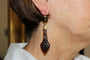 Boucles d'oreilles Boucles d'oreilles anciennes en écaille piquée d'or 14K 58 Facettes 7414