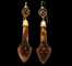 Boucles d'oreilles Boucles d'oreilles anciennes en écaille piquée d'or 14K 58 Facettes 7414