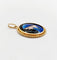 Pendentif Pendentif Art nouveau en or 18k avec plaque émaillée 58 Facettes A07464