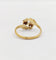 Bague 59 Bague toi et moi antique en or 18k et diamants taille rose 58 Facettes A07466