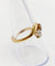 Bague 59 Bague toi et moi antique en or 18k et diamants taille rose 58 Facettes A07466