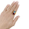 Bague 56 Bague Cœurs en or jaune, améthyste et topaze 58 Facettes 35754