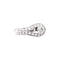 Bague 54 Van Cleef & Arpels Solitaire Couture - Bague en platine et diamants 58 Facettes 34944