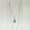 Collier Collier diamant en pampille en or gris et platine 58 Facettes REF24032-196