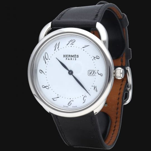Montre Hermès Arceau - Montre en acier 58 Facettes MT41649