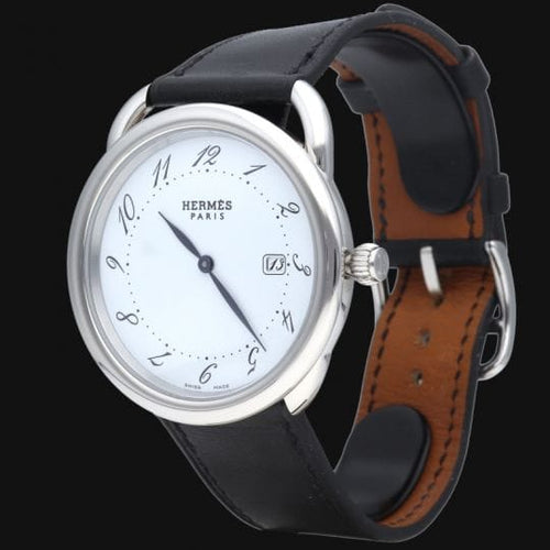 Montre Hermès Arceau - Montre en acier 58 Facettes MT41649