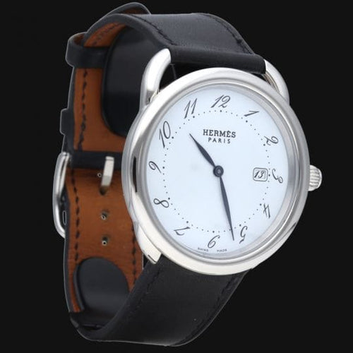 Montre Hermès Arceau - Montre en acier 58 Facettes MT41649
