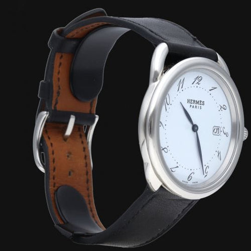 Montre Hermès Arceau - Montre en acier 58 Facettes MT41649