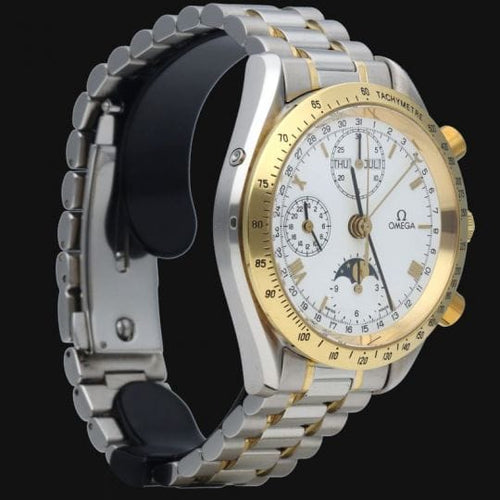 Montre Omega Speedmaster - Montre en acier et or jaune 58 Facettes MT46982