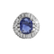 Bague 50 Bague en platine, saphir et diamants 58 Facettes OC-61100180