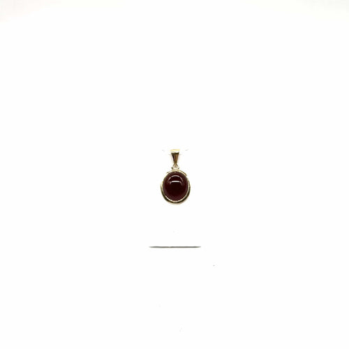 Pendentif Pendentif en or jaune et cornaline 58 Facettes Z1351942