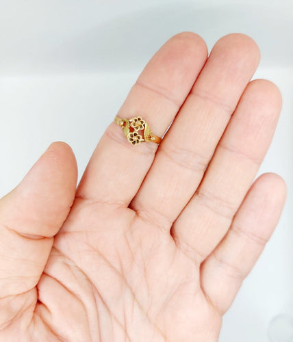 Bague 59 Bague Toi et Moi victorienne en or rose 18k 58 Facettes A07467
