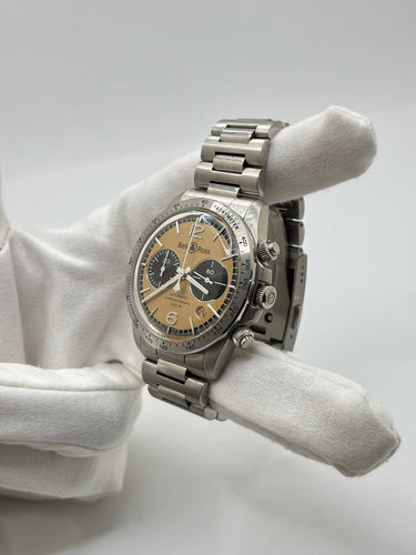 Montre Bell & Ross BR V2 Heritage - Montre chronographe en acier 58 Facettes 2051