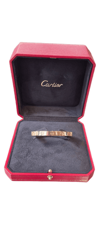 Bracelet Cartier Love - Bracelet manchette en or rose 18K 58 Facettes 040620262