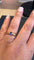 Bague 56 Bague saphir et diamants en or jaune 58 Facettes Bague 001