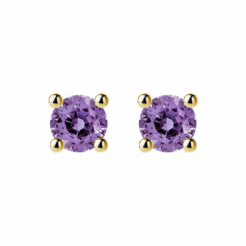 Boucles d'oreilles Single Tulip - Boucles d'oreilles en or 18 carats et tourmalines violettes 58 Facettes GER1335PU